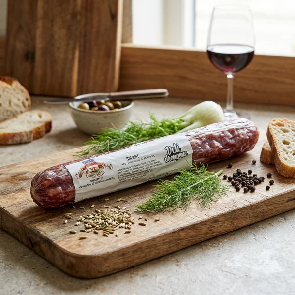 Salami Fänkål 250g - Deli Drengene 1104 by Deli Drengene color Svart