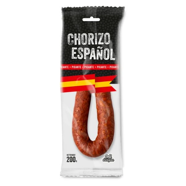 Chorizo Ring Hot 200g - Deli Drengene 211 by Deli Drengene color Svart