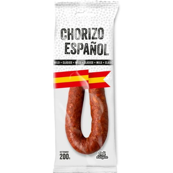 Mild Chorizo Ring 200g - Deli Drengene 212 by Deli Drengene color Svart