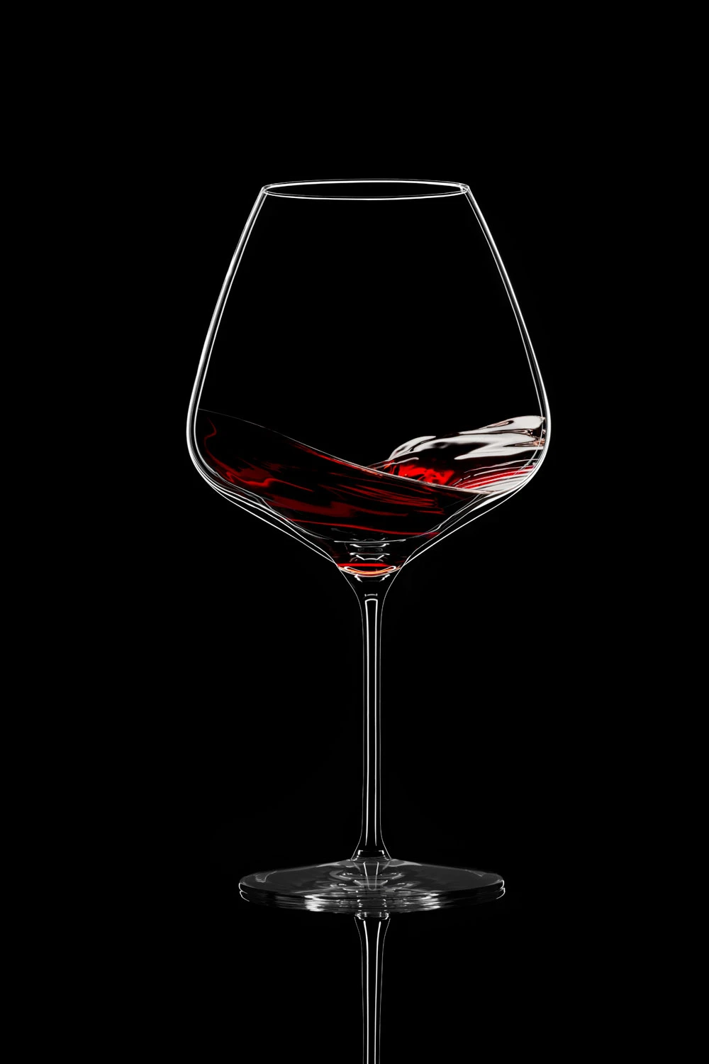 Bourgogne vinglas Masterclass 90 6 st. 70001 by Etoile color Svart