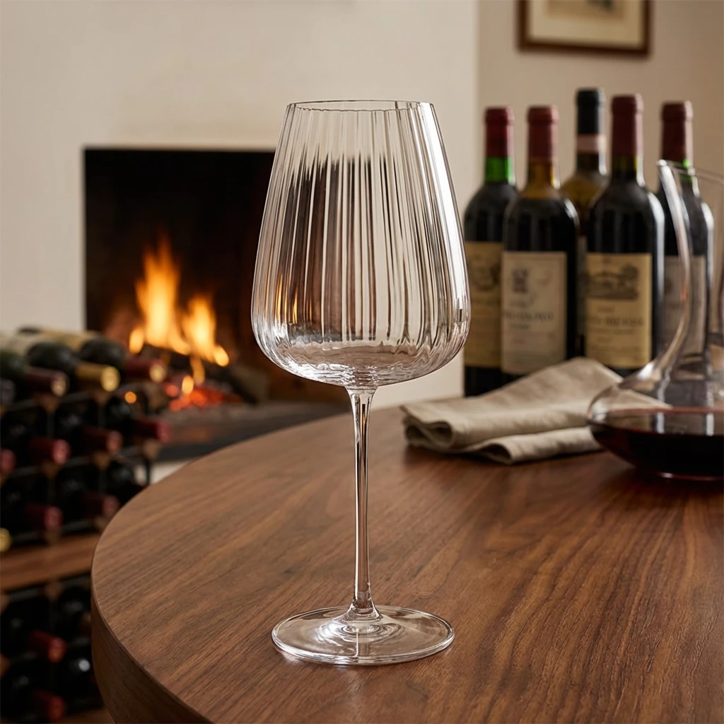 Luigi Bormioli Optica Rödvinsglas 70 cl 94500142 by Luigi Borm color Svart