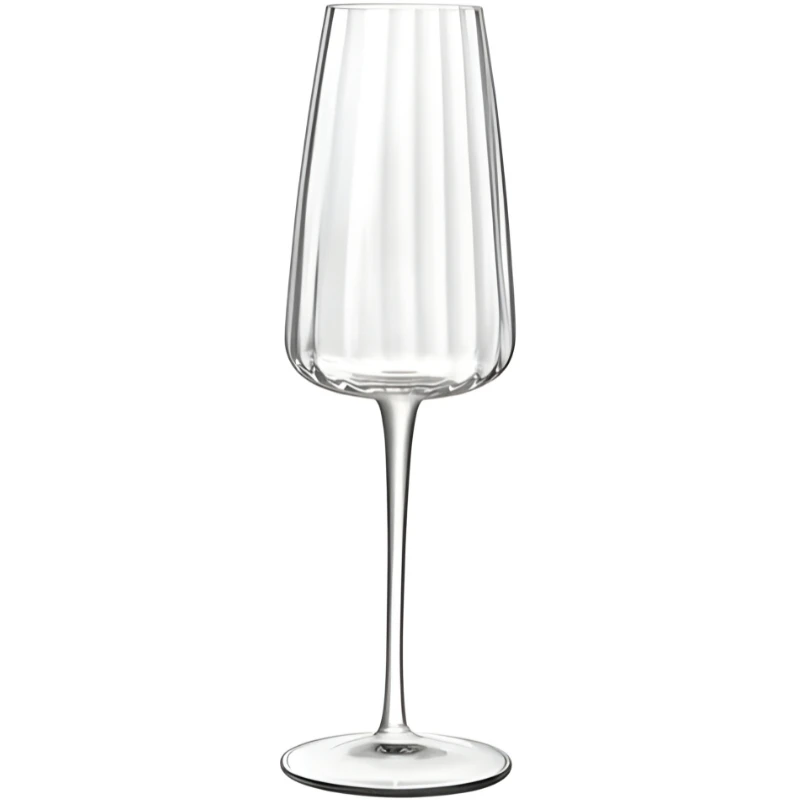 Luigi Bormioli Optica Champagneglas 21 cl 94500140 by Luigi Borm color Svart