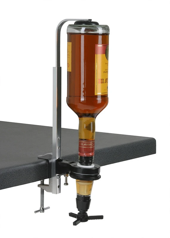 Flaskhållare inklusive 20 ml doseringsmått - 0,7-1 liter 7006LP by Fuchs Gastro color Svart