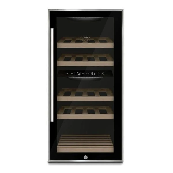 Caso WineComfort 24 Black vinkyl CS644 by CASO color Svart
