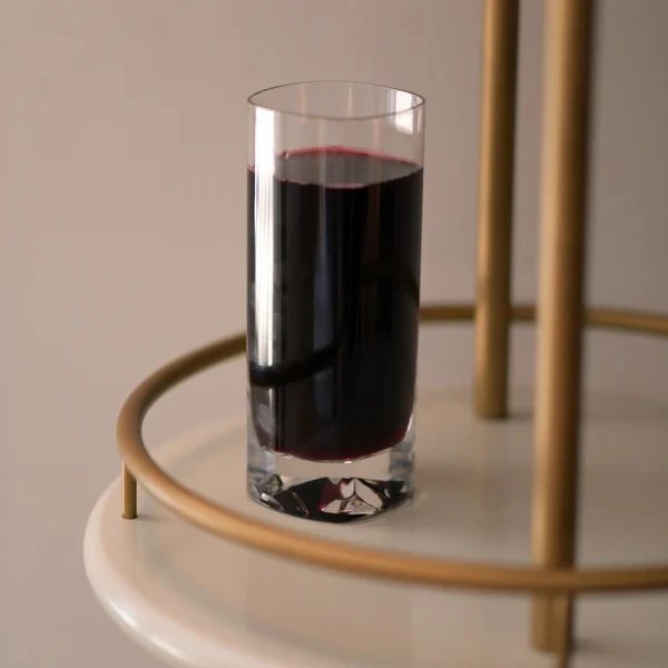 Strauss on the rocks ölglas och longdrinkglas 4 st. 44 cl A10953G1002AA01 by Luigi Borm color Svart