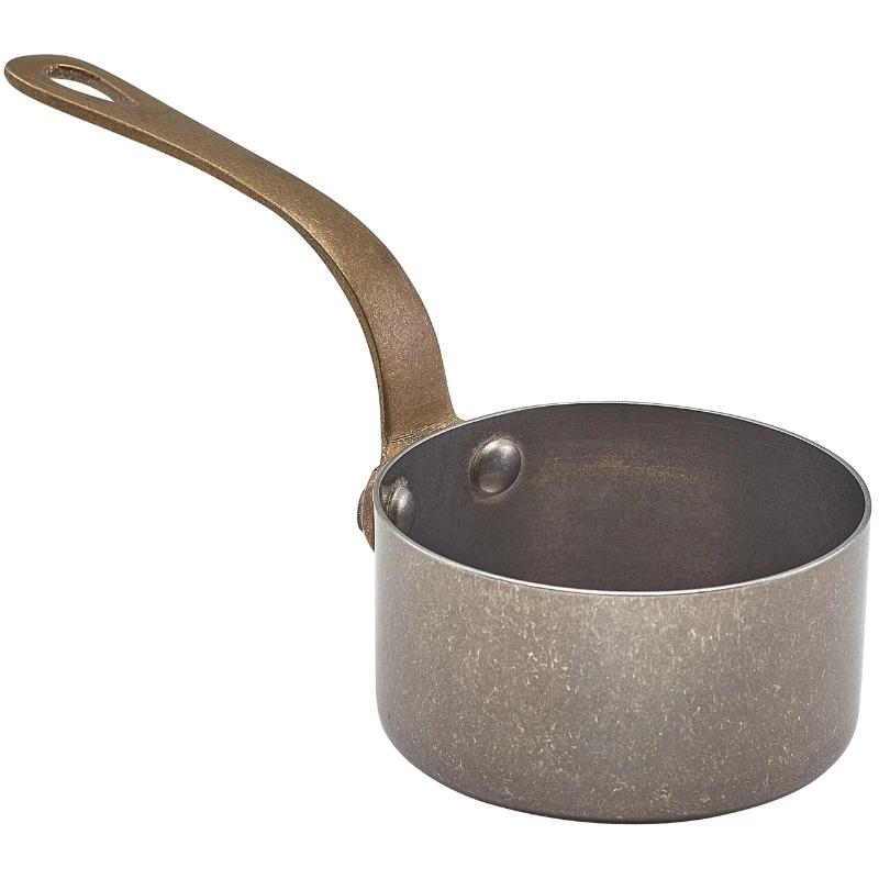 Minigryta 14 cl antikt stål - GenWare SMS7V by Genware color Svart