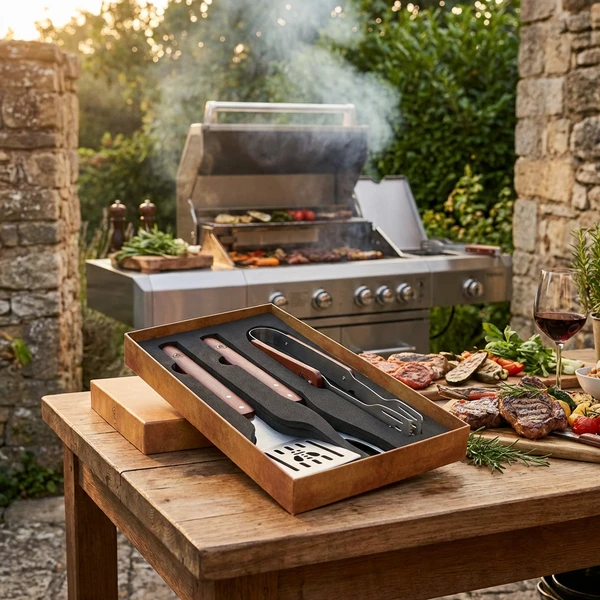 Laguiole BBQ Grillset 40268707 by Laguiole color Svart
