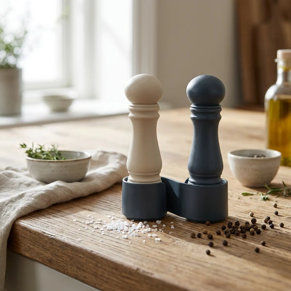 CrushGrind Salt- och pepparkvarn Mini Blå/Vit plast 23196502 by CrushGrind color Blauw