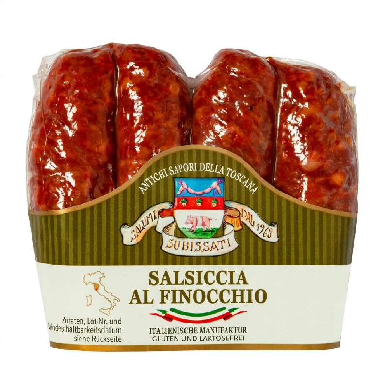 Torkad Salsiccia Fänkål 200g - Deli Pojkarna 1131-DD by Deli Drengene color Svart
