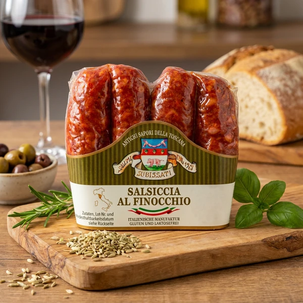 Torkad Salsiccia Fänkål 200g - Deli Pojkarna 1131-DD by Deli Drengene color Svart