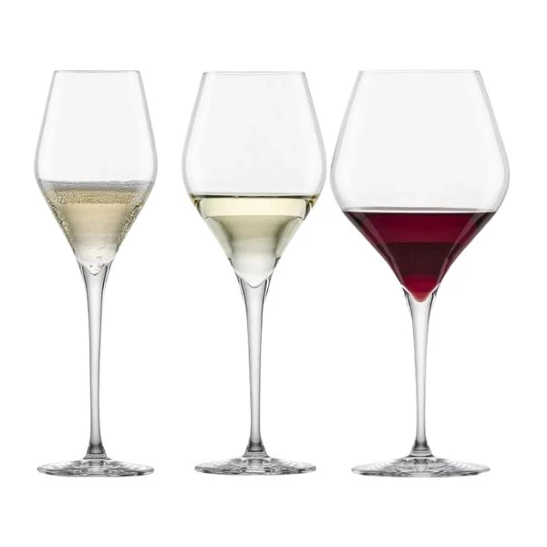 Zwiesel Finesse set rödvin, vitvin & champagne Bundle9 by Bundle color Svart