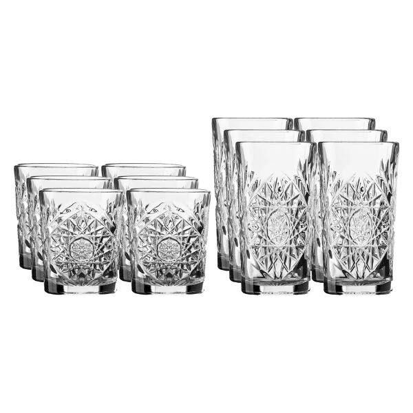 Libbey Hobstar 35cl & 47cl glasset Bundle44 by Bundle color Svart