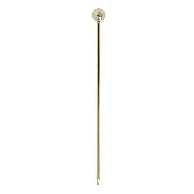 Ball Garnish Drinkpinnar PK10 - Guld BTBL3732 by Beaumont color Goud