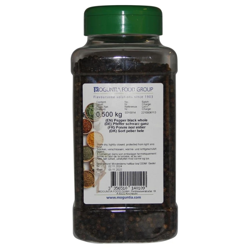 Hel svartpeppar i ströburk 500 g 252212 by HAYA4YOU color Svart