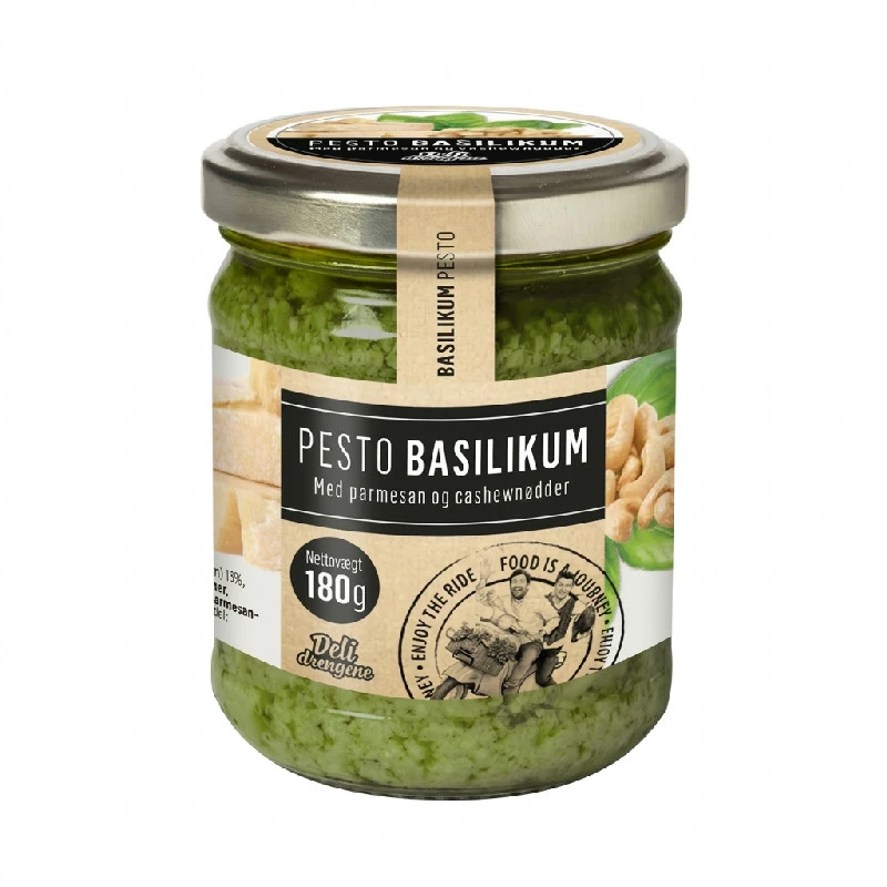 Gourmet Pesto Basilika 180g 111DD by Deli Drengene color Svart