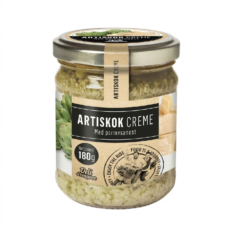 Kronärtskockskräm med Parmigiano 180g 118 by Deli Drengene color Svart