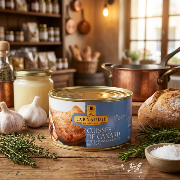 Lean Duck Confit 1240g 12726 by Deli Drengene color Svart
