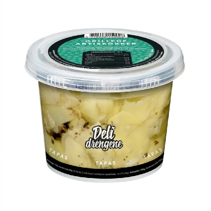 Grillade kronärtskockor 270g (160g avrunnen vikt) 1804 by Deli Drengene color Svart