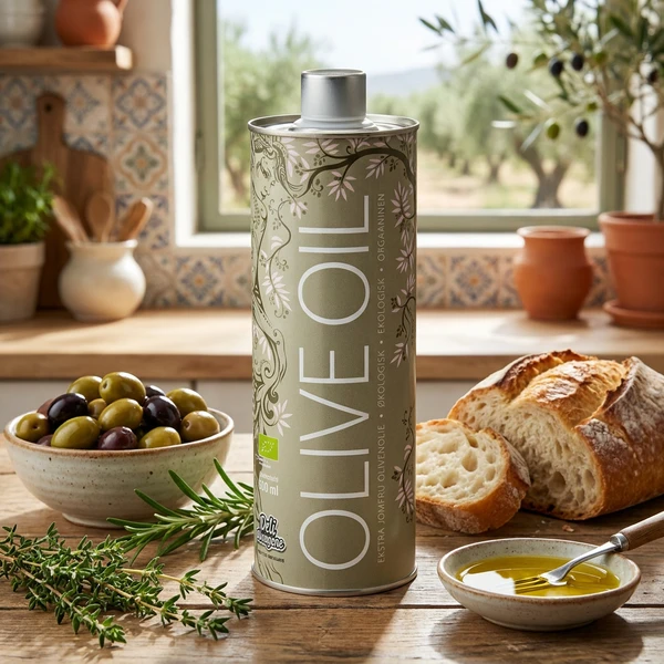 Olivolja Ekologisk 500ml 201DD by Deli Drengene color Svart