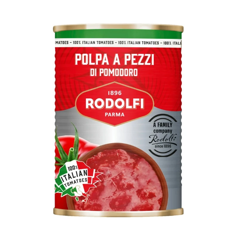 Rodolfi Polpa a pezzetti 400g 2242 by Deli Drengene color Svart