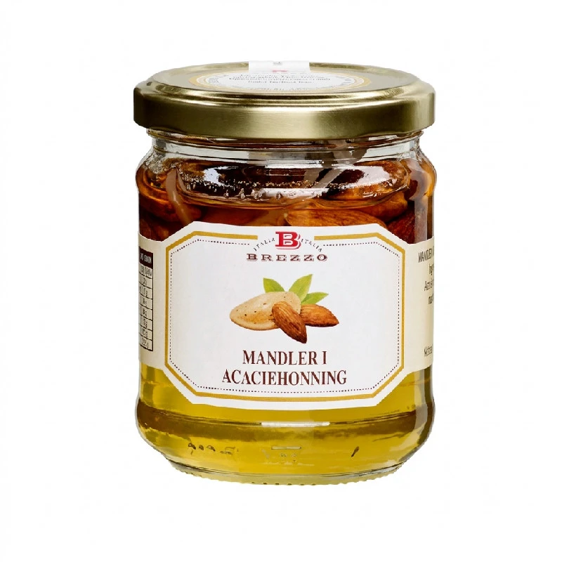 Akaciahonung med Mandlar 240g 2653 by Deli Drengene color Svart