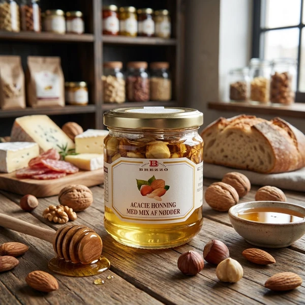 Akaciahonung med blandade nötter 240g 2654 by Deli Drengene color Svart