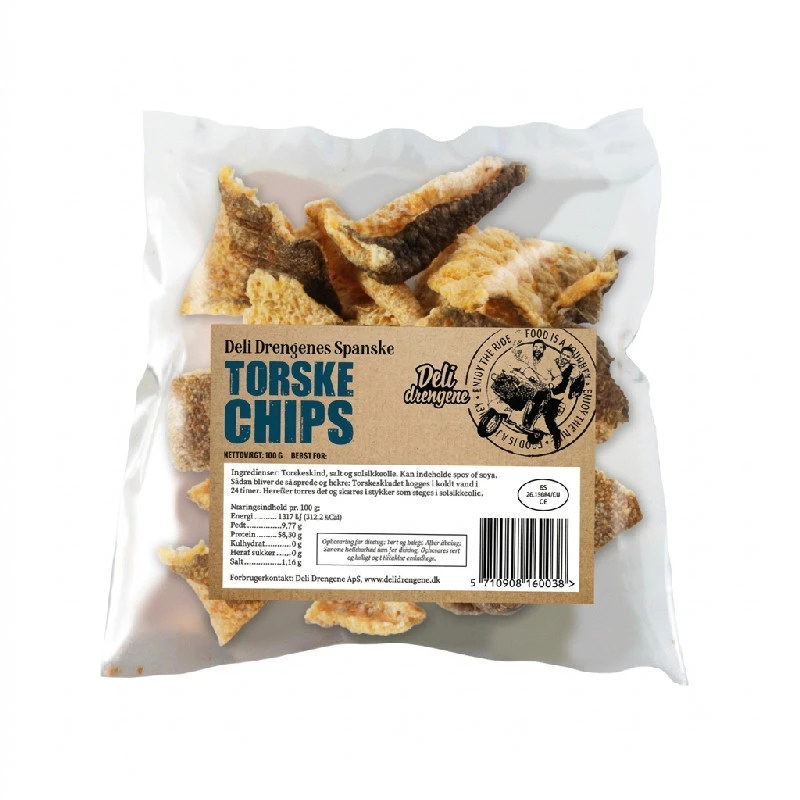 Torskchips 100g 284 by Deli Drengene color Svart