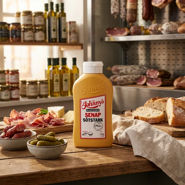 Johnnys Sötstark senap 500g 3100002 by Deli Drengene color Svart