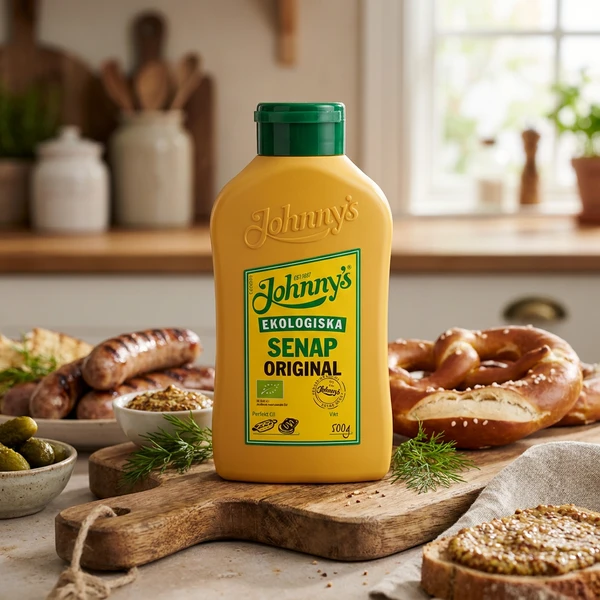 Johnnys Senap Original Ekologisk 500g 3100013 by Deli Drengene color Svart