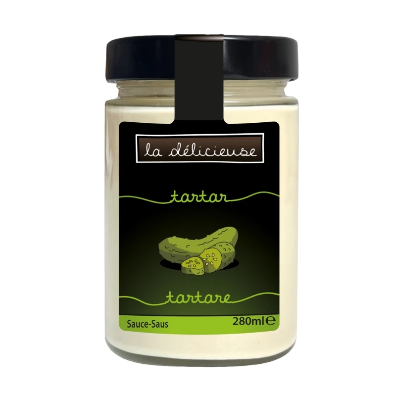 Tartare Sauce 280ml 3313 by Deli Drengene color Svart