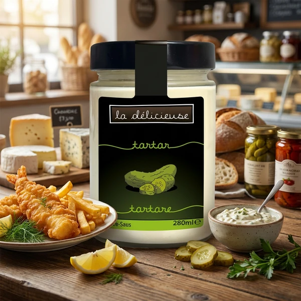 Tartare Sauce 280ml 3313 by Deli Drengene color Svart