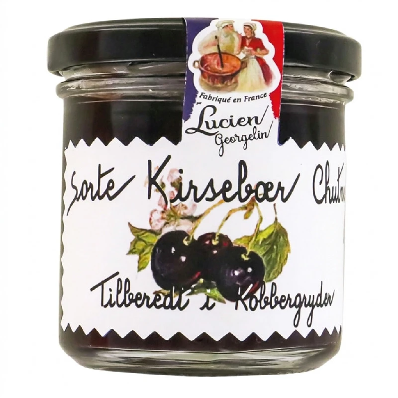 Körsbärschutney 150g 57701 by Deli Drengene color Svart