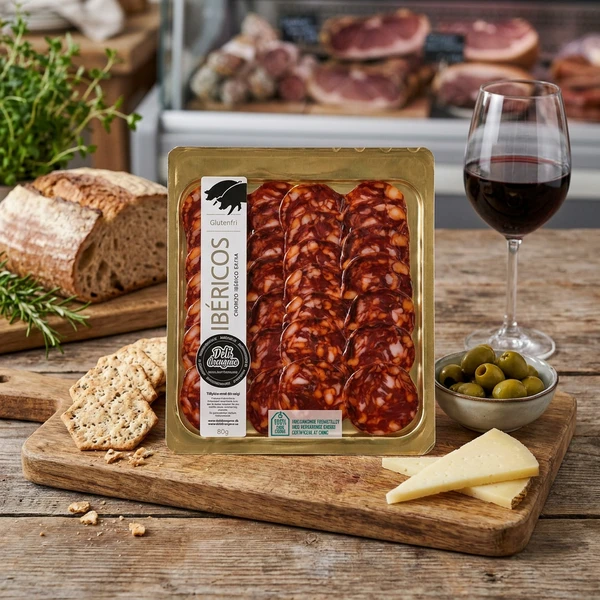 Iberico Chorizo 80g - Deli Drengene 238 by Deli Drengene color Svart