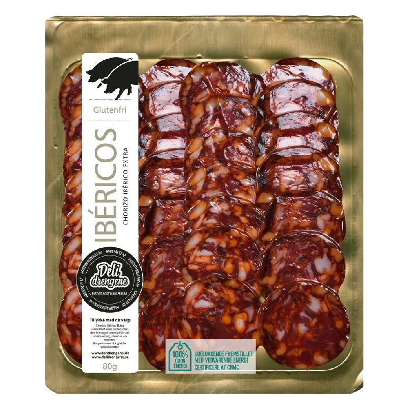 Iberico Chorizo 80g - Deli Drengene 238 by Deli Drengene color Svart