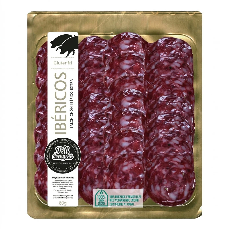 Iberico Salchichon 80gram - Deli Drengene 239 by Deli Drengene color Svart