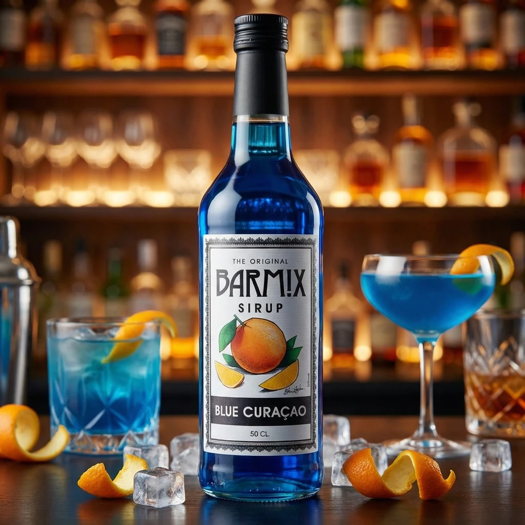 Barmix Blå Curacao Sirap 50 cl 61334 by Barmix color Svart