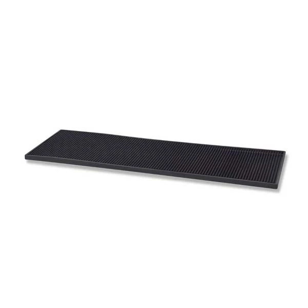 Barmatta Svart 20x61 cm - Deluxe Svart gummi Bar0888 by NORDIC color Svart
