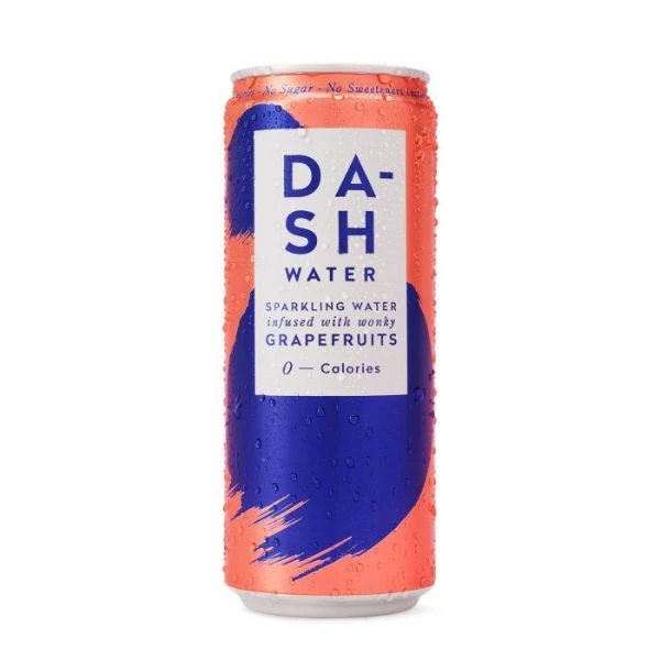 Dash Water Kolsyrad Grapefrukt 330 ml. GBDAS0107 by Dash Water color Svart