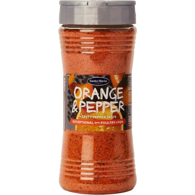 Santa Maria Orange & Pepper krydda 300 g 241955 by Santa Maria color Svart