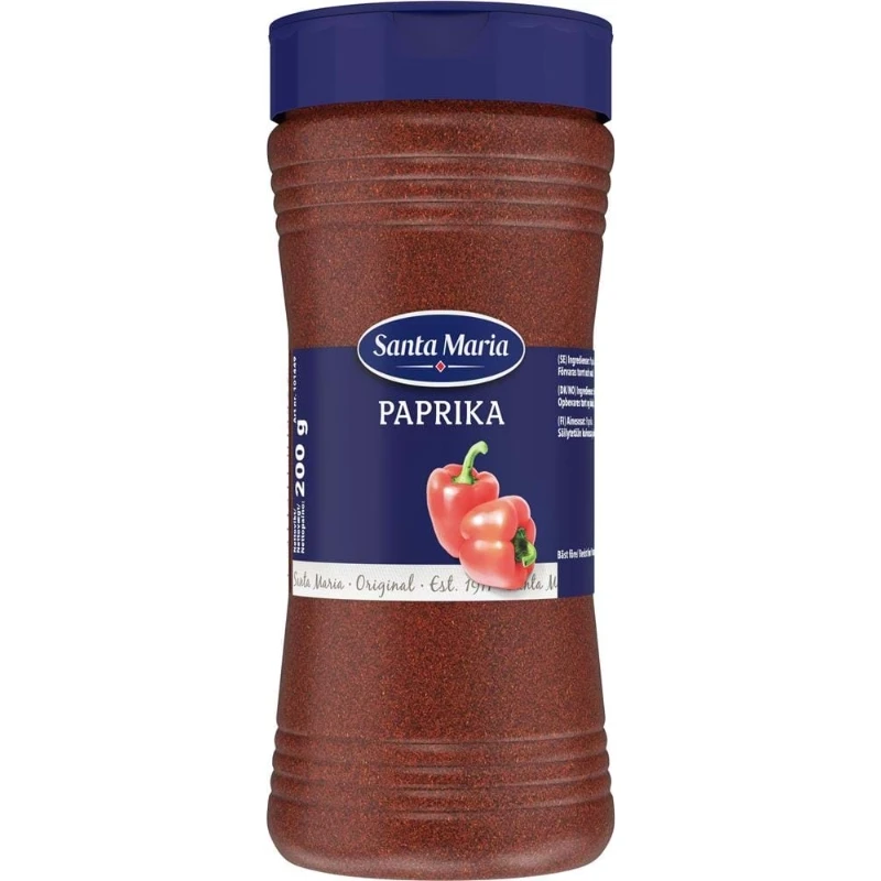 Santa Maria Paprikapulver i ströburk 200 g 284804 by Santa Maria color Svart
