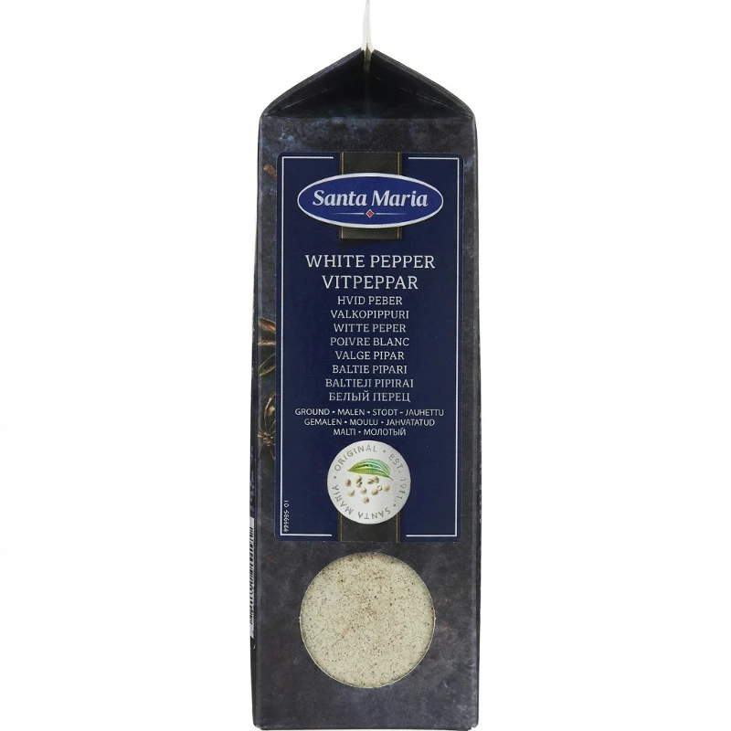 Santa Maria Malen vitpeppar 500 g 268948 by Santa Maria color Svart