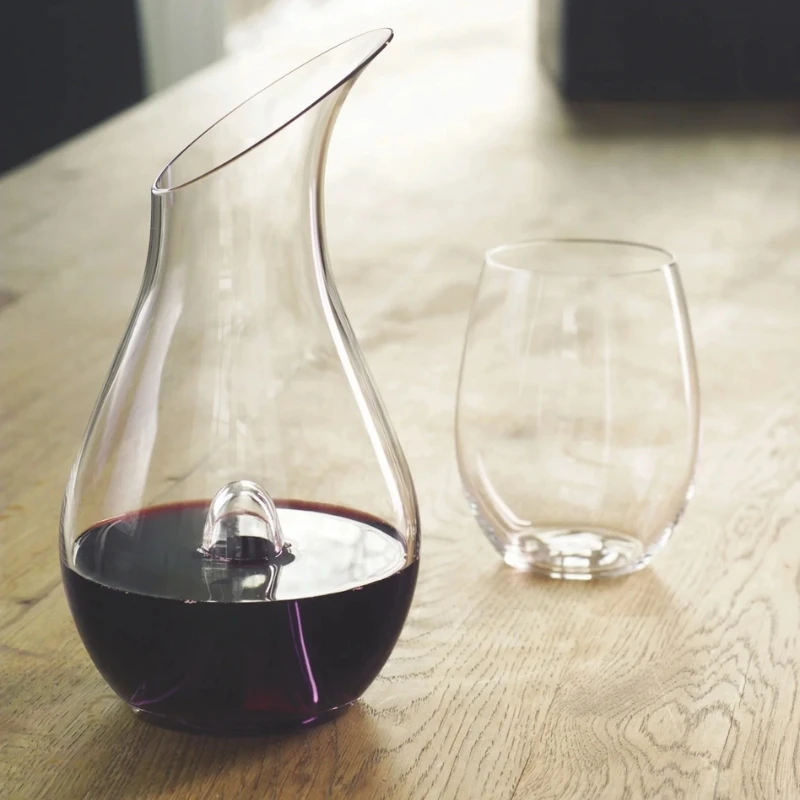 Riedel karaff O i klart glas 904553 by Riedel color Svart
