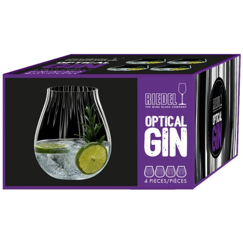 Riedel Mixing Sets Ginglas Set Optical - 4 glas 925660 by Riedel color Svart