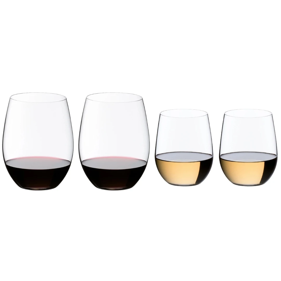 The O Wine Tumbler Cabernet/Merlot + Viognier/Chardonnay 4 glas 925684 by Riedel color Svart