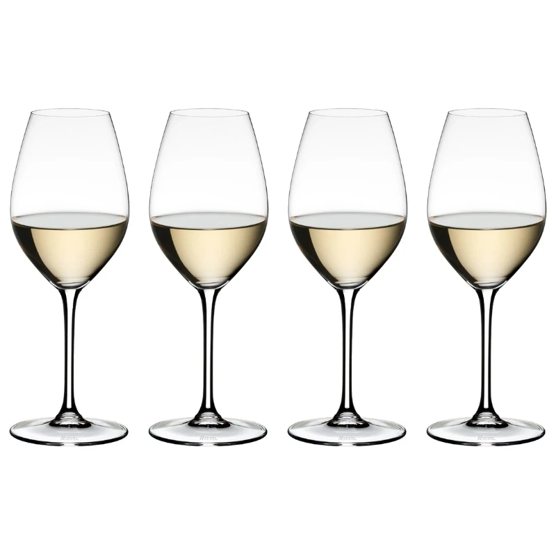 Riedel Wine Friendly Vitvins- & Champagneglas - 4 glas 905476 by Riedel color Svart