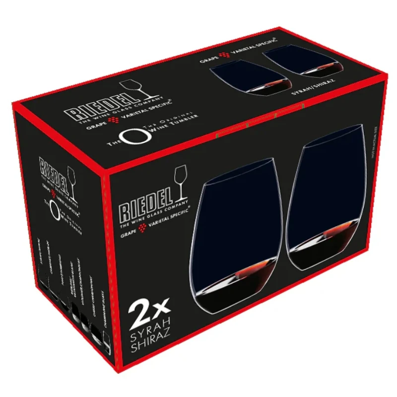 Riedel Tumbler vinglas O New World Shiraz - 2-pack 925613 by Riedel color Svart