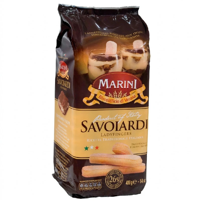 Savoiardikex / Ladyfingers 400 g 27051 by Marini color Svart
