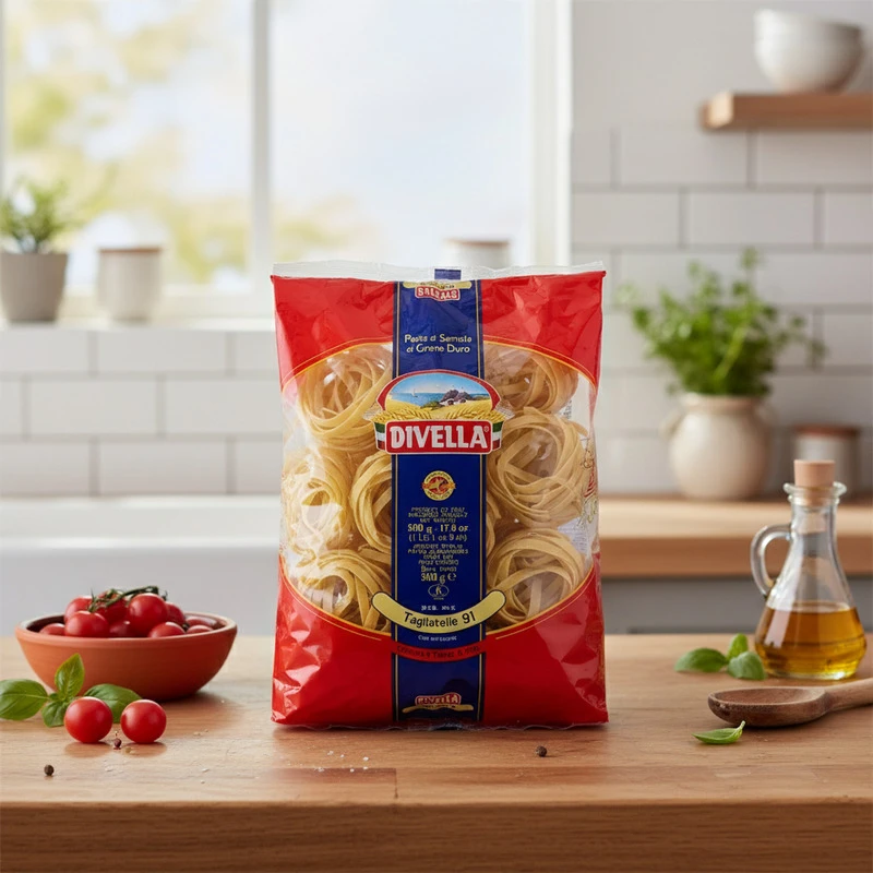 Tagliatelle 91 breda band 500 g 10170 by DIVELLA color Svart