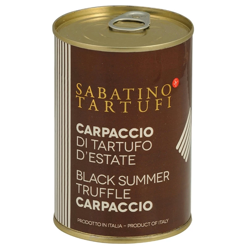 Tryffelcarpaccio 100% svart burk 400 g 19041 by Sabatino color Svart