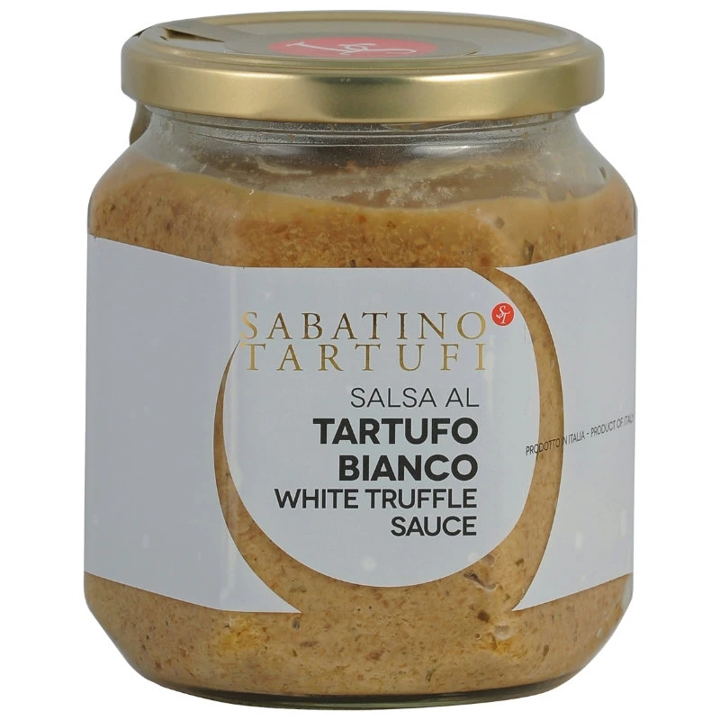 Vit tryffelsås 500 g 19045 by Sabatino color Svart